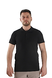 Siyah Polo Yaka Tişört