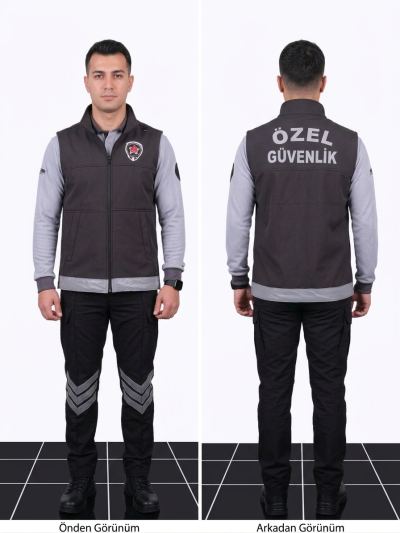Yalın Üniforma Özel Güvenlik Softshell Yelek